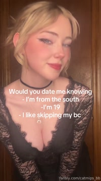 catmips_bb leak - Would you? #18 #18yrs #blonde #bigtits #bigbo