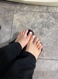 nomiberri leak - Got a pedicure yesterday, what do you think? White