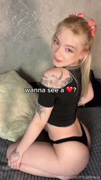 TinyMiracle leak - it really looks like a heart, can't you see it?