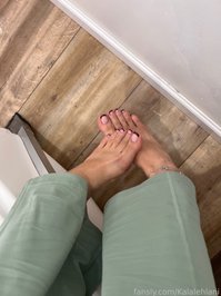 Kalalehlani leak - New Mani Pedi first time doing brown French.