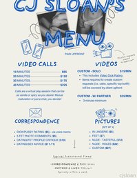 cjsloan leak - ❤️‍ MENU ❤️‍