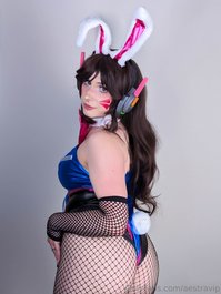 aestravip leak - high heels and fishnets you almost wouldn't be able to tel..