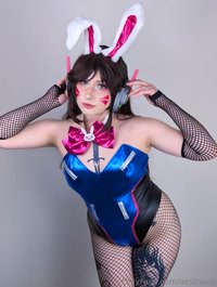 aestravip leak - high heels and fishnets you almost wouldn't be able to tel..