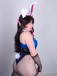 aestravip leak - high heels and fishnets you almost wouldn't be able to tel..