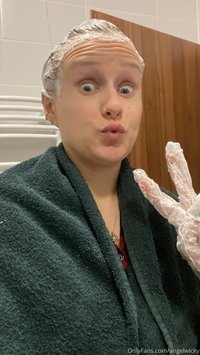 angelwicky leak - Since I’m not able to go to a hairdresser for over 2 months ..