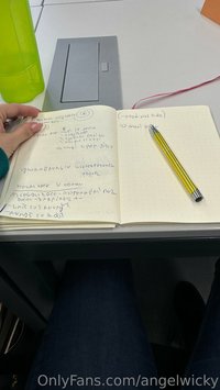 angelwicky leak - Greetings from school zdravím ze školy