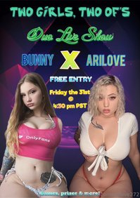 arilove272 leak - Duo split live with @xbunny this Friday at 4pm pst!