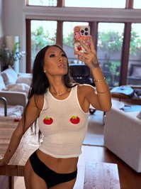 asaakira leak - Wore my cute little tomato tank for last weeks LIVE… can’t ..