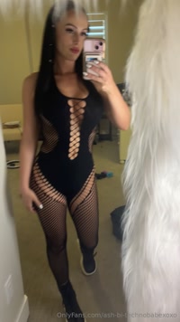 ash-bi-technobabexoxo leak - Tonight’s outfit! Full fishnet body suit