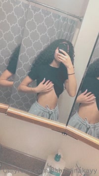 babyalinakayy leak - don’t mind me, just playing with my tits again (;