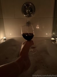 babyfooji leak - Take a valentines bath with me? I've got wine and bubbl..