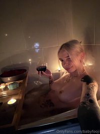 babyfooji leak - Take a valentines bath with me? I've got wine and bubbl..
