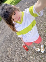 belledelphine leak - **A beautiful day out..** ☀️ Dressing up as Chihiro and ..