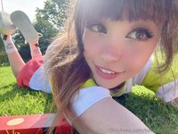 belledelphine leak - **A beautiful day out..** ☀️ Dressing up as Chihiro and ..