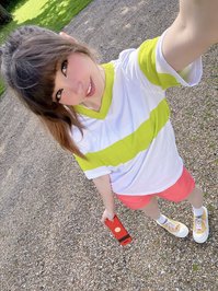 belledelphine leak - **A beautiful day out..** ☀️ Dressing up as Chihiro and ..