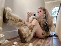 belledelphine leak - its actually so cozy being covered in furrrrr, maybe thats w..