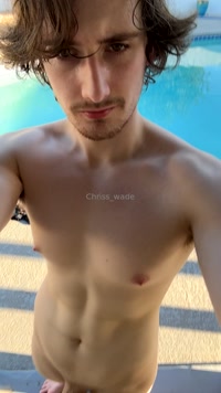 chriss_wade leak - Bonar by the pool