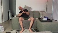 dannysteelexxx leak - Milking this big cock on there couch with some lube Watch me..