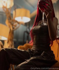 ellexxaurus leak - do u like my outfit!? I felt so classy and that’s cranberry ..