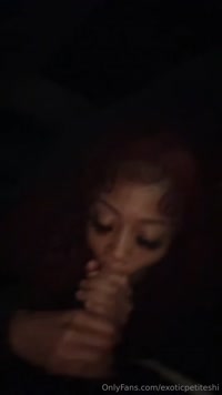 exoticpetiteshi leak - I love taking his soul he nut all over my face