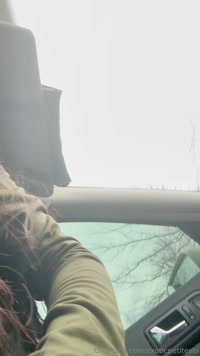exoticpetiteshi leak - we got horny on the road and wanted a lil quickie my pussy..