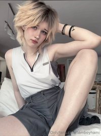 femboyhami leak - gwood morning goobies :3 are u gonna lick it or just stare? ..