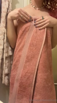 firecrotchcutie leak - post shower video!
