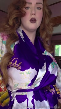 georgietheredhead leak - New lingerie try on video! I got a sexy little purple one pi..