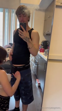 jakegelato leak - suck my big pink dick while I smoke