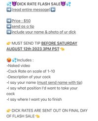jamelizzzz leak - DICK RATE FLASH SALE ends SATURDAY AUGUST 12th 2023 3PM ..