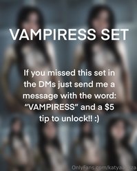 katyaaeliza leak - <3 vampiress stuff (More pics from this set available, see..