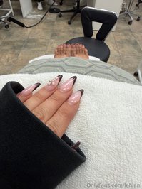 lehlani leak - At the salon can u guess what I’m gonna do?