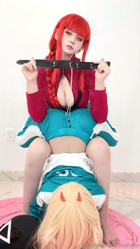 lizyhsan leak - Makima siendo dominante con Power , te gustaría que también ..