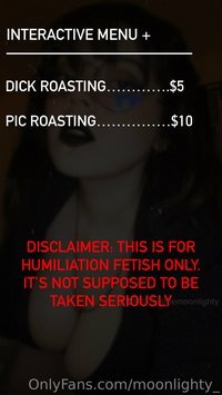 moonlighty_ leak - Good news for you guys! I’m doing dick ratings and sexting! ..