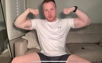 muscleginger leak - Fun live stream on Friday! Tip $5 to see the full cum show (..