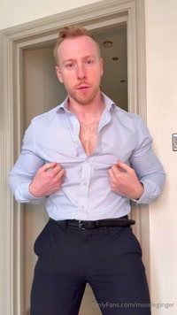 muscleginger leak - New nipple play, dirty talk and cum eating video available ..