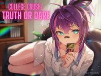 projektbutt leak - College Crush: Truth or Dare ASMR!i am on a pity date with m..