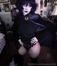 puppy_priest leak - Raven cosplay PLUS bunny boy mouth stuff! I don’t usually li..