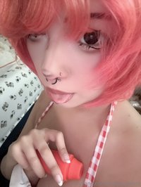 puppy_priest leak - My hair is temporarily pink (dw I won’t keep it I’m going to..