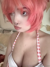 puppy_priest leak - My hair is temporarily pink (dw I won’t keep it I’m going to..