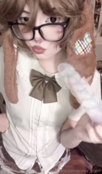 puppy_priest leak - Raven cosplay PLUS bunny boy mouth stuff! I don’t usually li..