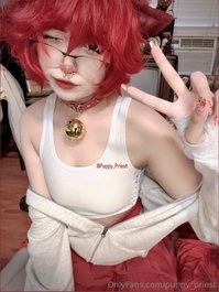 puppy_priest leak - Trans cat boy in his binder!! Being a femboy into pet play t..