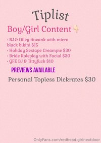 redhead.girlnextdoor leak - Updated Tiplist ✨ Message me the title of the video along wi..