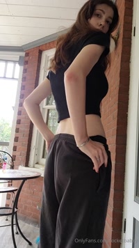 rocketbabey leak - hoping the neighbors don't see me