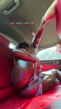 schokonese leak - intense car quickie had to go straight to the detailers a..