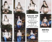 sephypink leak - Available Halloween Polaroids and Panties DM to reserve, fi..