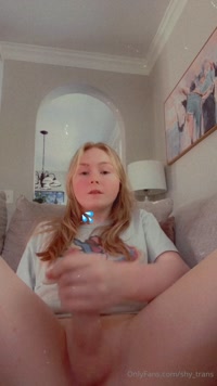 shy_trans leak - U can hear my cum hit my phone so many times Also…I someho..