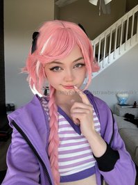 strawbeariemilkk leak - I’m Nev3r really too fond of short haired wigs >.< but for t..