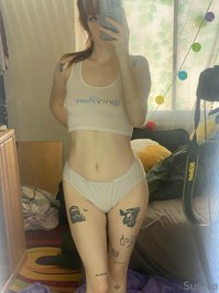 sushia leak - Repping the OF tanktop under my work clothes today ^.^