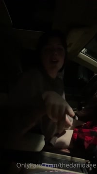 thedanidaae leak - Totally not in public fucking myself with a dildo in my car!..